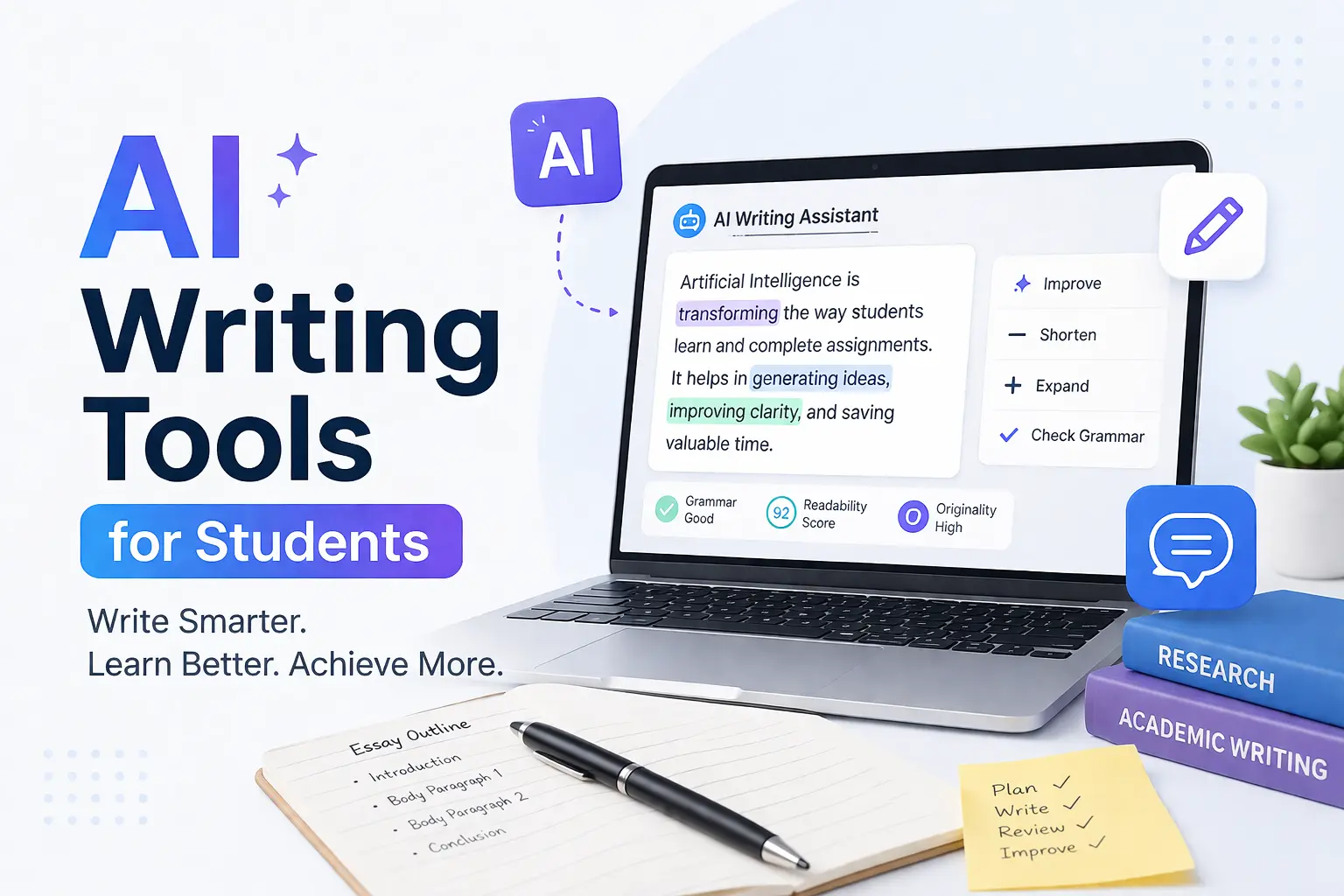 AI writing tools for students