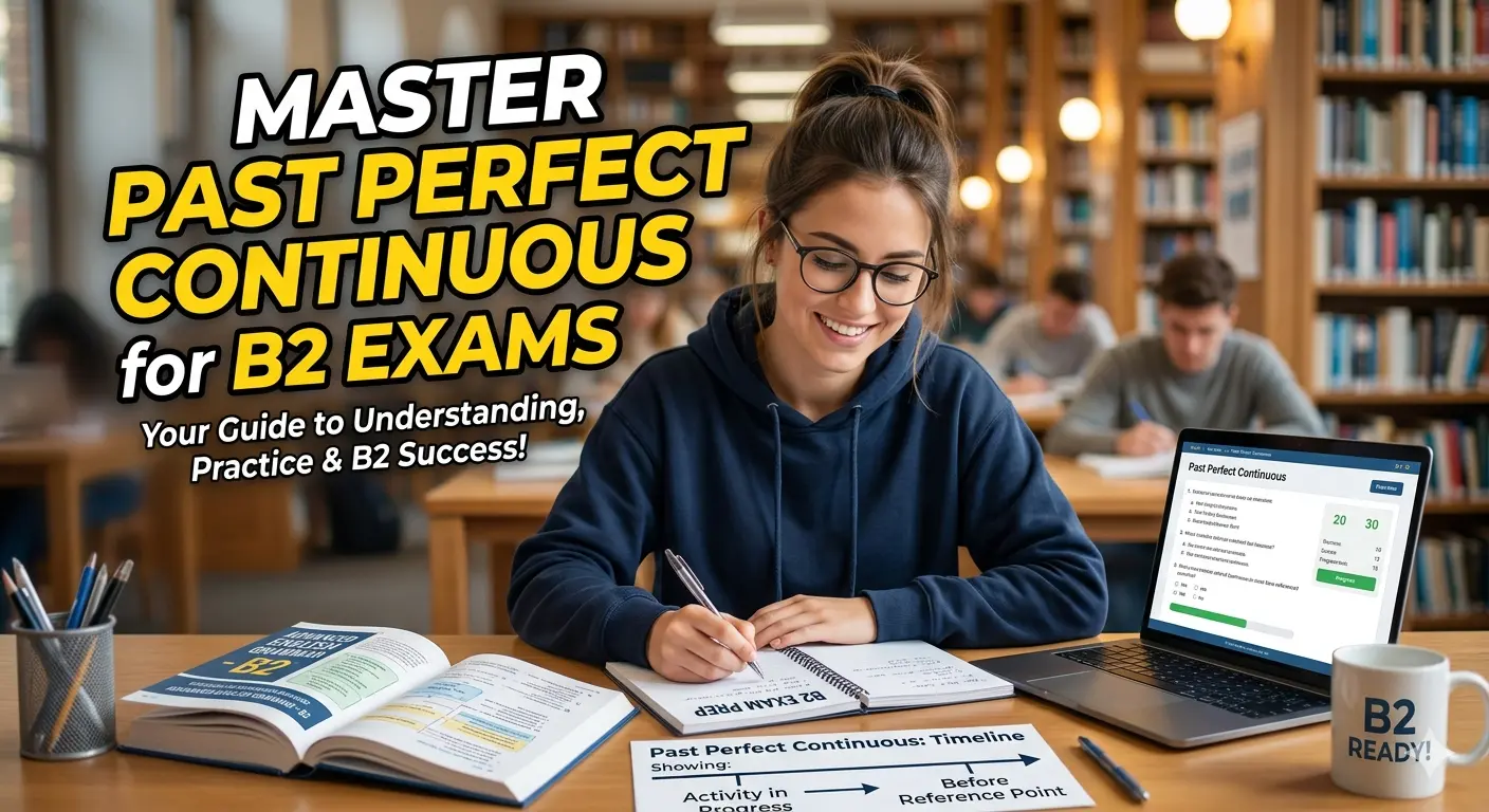 Past Perfect Continuous for B2 Exams