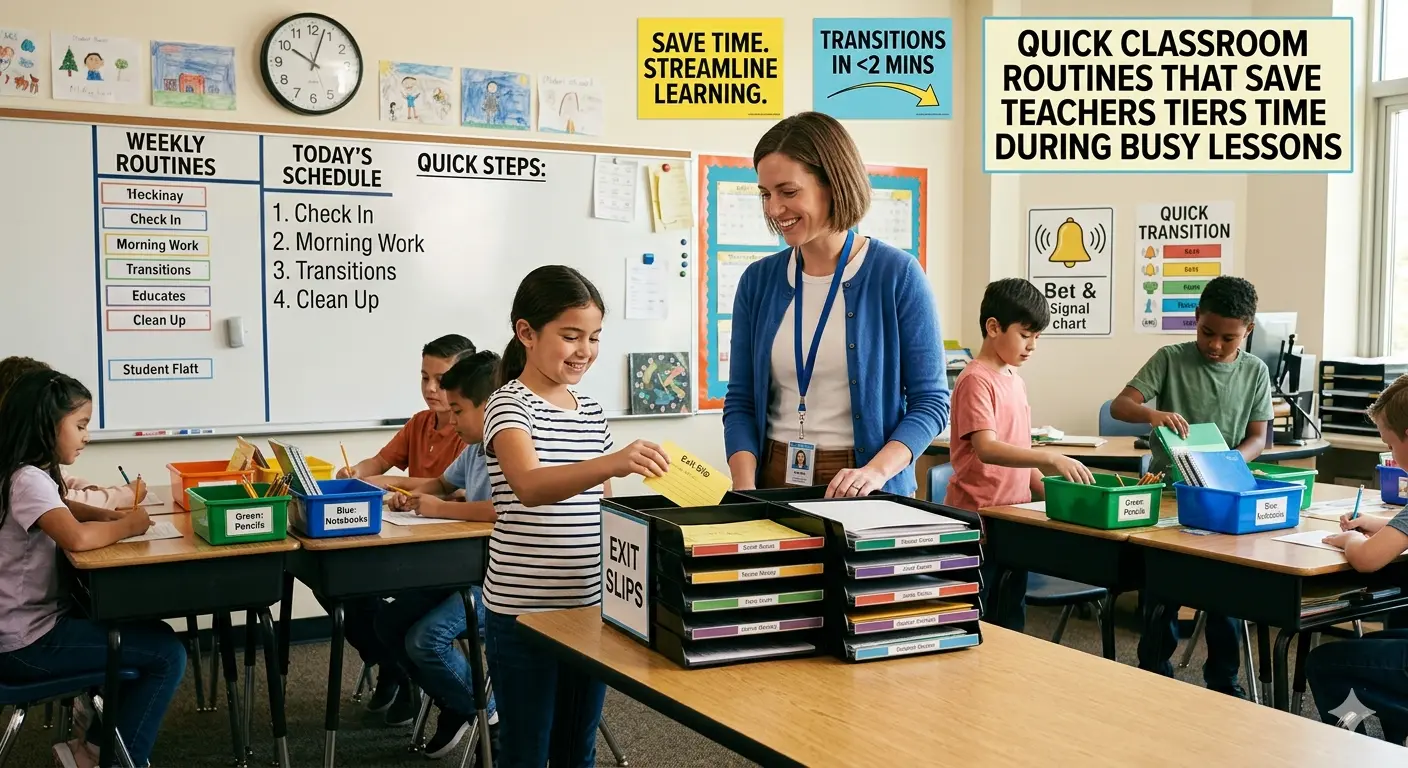 Quick Classroom Routines That Save Teachers Time During Busy Lessons