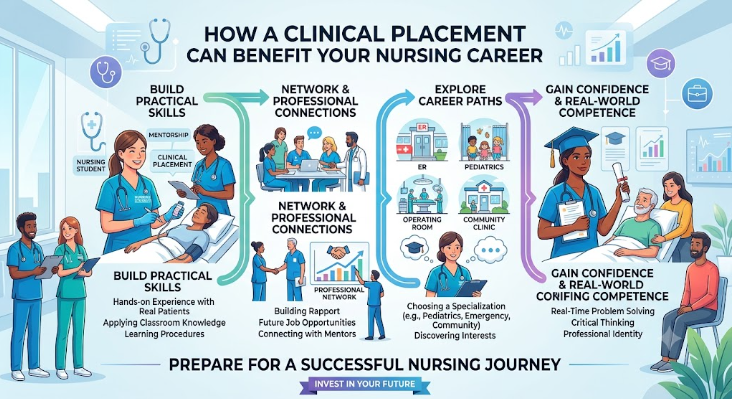 How a Clinical Placement Can Benefit Your Nursing Career