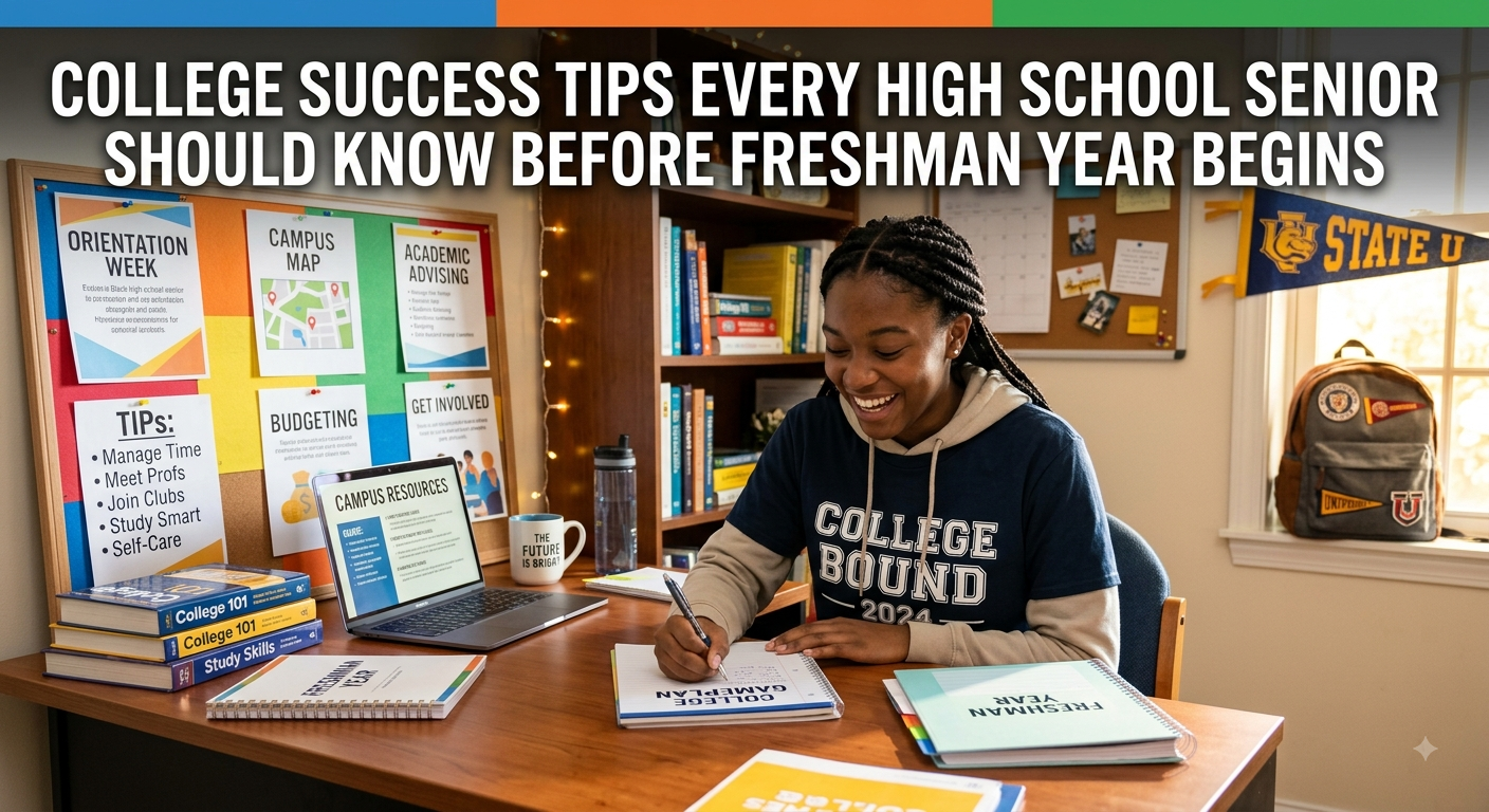 College Success Tips Every High School Senior Should Know Before Freshman Year Begins