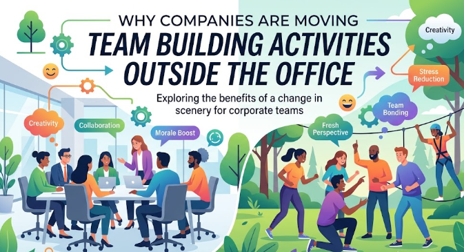 Why Companies Are Moving Team Building Activities Outside the Office