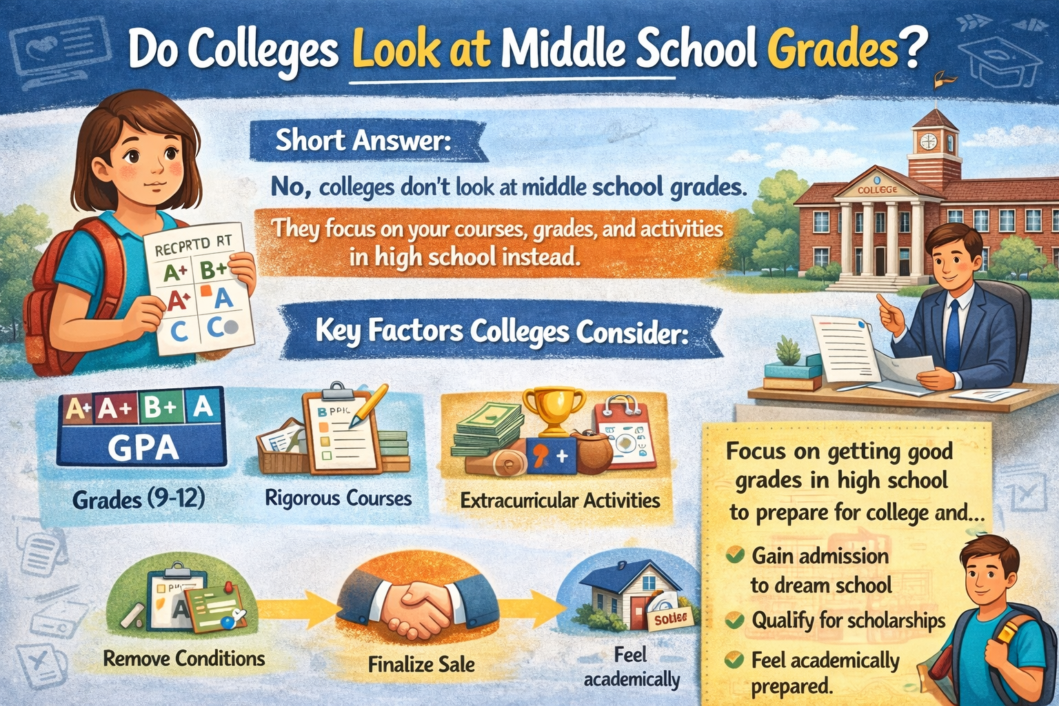 Do Colleges Look at Middle School Grades