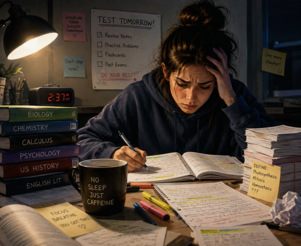Cramming for a Test